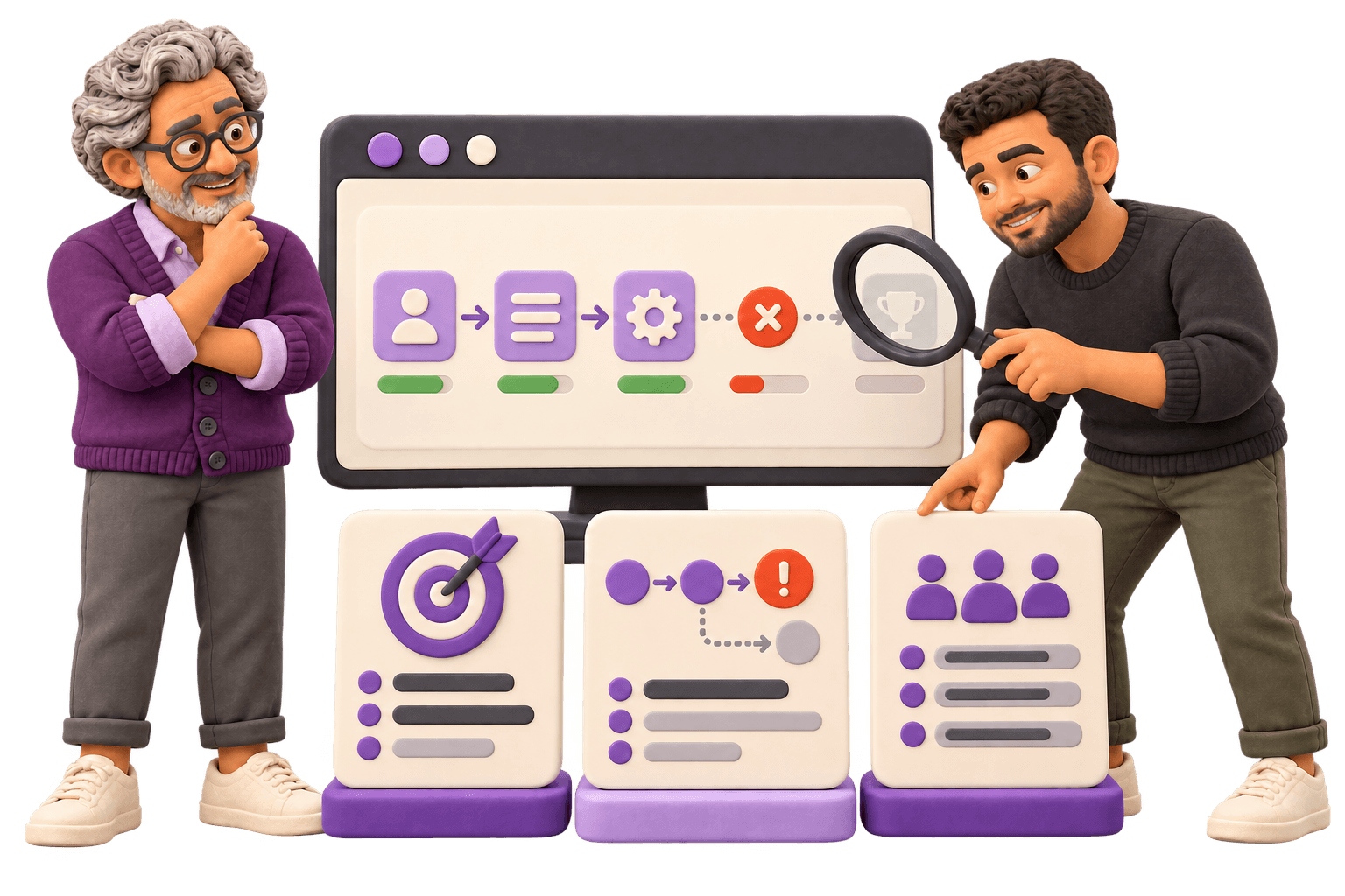 A clay client and team member diagnose a stalled SaaS adoption path across problem definition, interface and engineering capacity.
